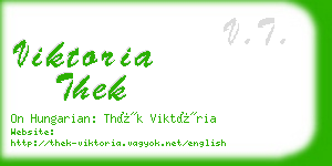 viktoria thek business card